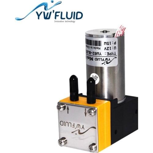YWfluid 12v/24v micro gas pump with BLDC motor used for Environmental technology micro water pump