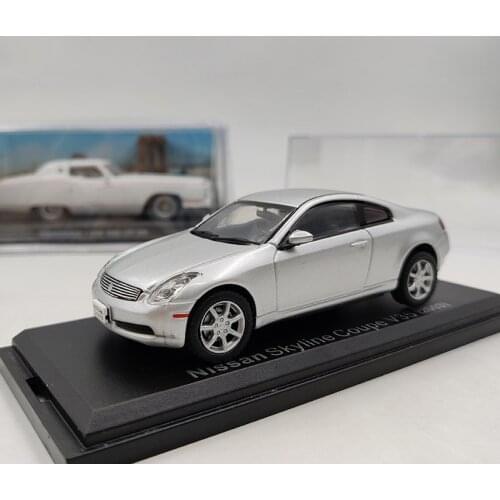 1:43 Scale Nissan Skyline Coupe V35 Car Model Metal Diecast Toy 2003 Classic Vehicle for Collection Display Gift Souvenir Show