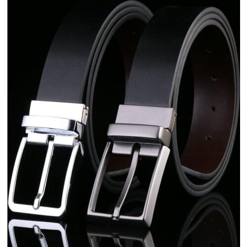 Mens Belt Genuine Leather Fashion Retro Belts High Quality Luxury Brand Man Alloy Buckle Casual Jeans Belt