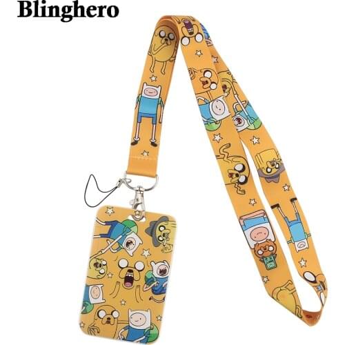 CB305 Cartoon Anime Neck Strap Lanyards Keychain Badge Holder ID Card Passport Hanging Rope Lariat Lanyard Key Chain Kids Gifts