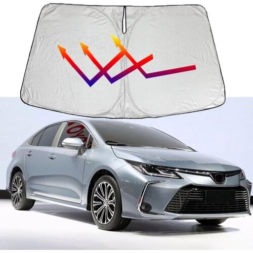 Blocks UV Rays Sun Visor For Toyota Corolla 2007~2013 2014~2018 2019 Car Windshield Sun Shade Front Sun Shade