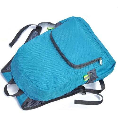 Super light skin pack folding backpack mens and womens portable waterproof backpack