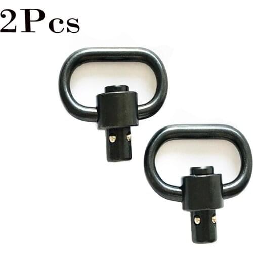 Tactical 2pcs QD Sling Swivel Adapter Rail Mount 1.25 Inch Loop Mount For Sling Adapter Rifle Scope Accessories
