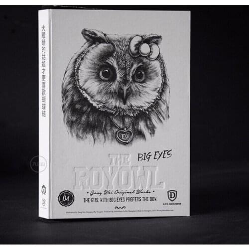 Creative Sketch Bird Theme Thick Big Sketchbook 18.5*27*2.8cm Notebook 268P Blank Paper Notepad Free Shipping