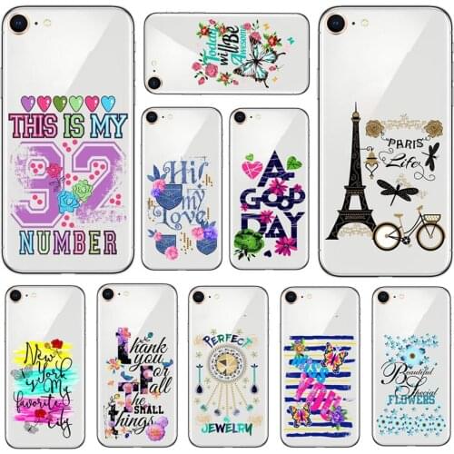 Gorgeous Ultra-thin Anti-fall Phone Shell For Apple iPhone 8 All-inclusive Transparent Protective Case Contracted