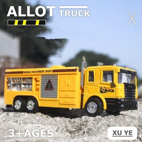 High simulation 1:50 alloy engineering car model,ladder truck excavator lift toy,exquisite boy toy,free shipping