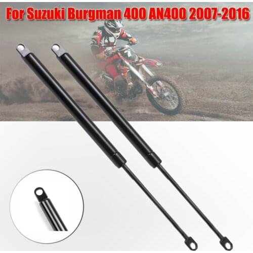 1Pair Motorcycle Scooter Seat Adjuster Shock Lift Strut Bar Props Rod Support Arm Gas For SUZUKI Burgman 400 AN400 2007-2016