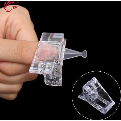 10/5/1Pcs Nail Clip Acrylic Nail Fake Finger Polish Extension Tips Quick Building Mold UV Gel LED Manicure Art Builder Tool