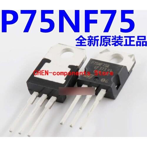 10pcs Imported new original STP75NF75 P75NF75 TO-220