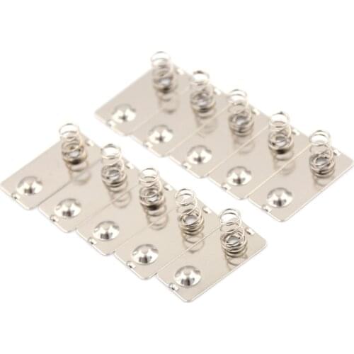 10PCS/lot AA Battery Positive Negative Conversion Spring Contact Plate For the 5th Battery Spring Wholesale
