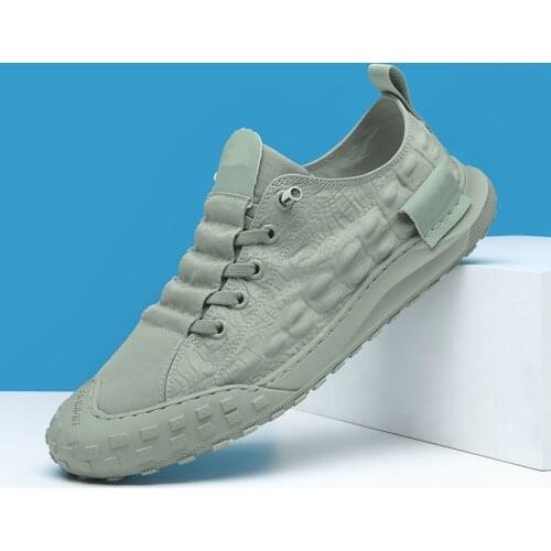2021 New Men Leather Sneakers Male Comfortable Sport Running Sneaker Casual Shoes Man Shoes Fashion Breathable Shoes NanX397