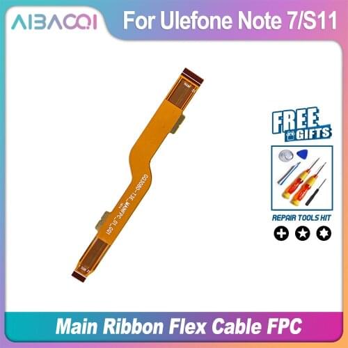 AiBaoQi New Original Main Ribbon Flex Cable FPC Accessories For Ulefone Note 7/S11 Smart Phone Repair Main Board
