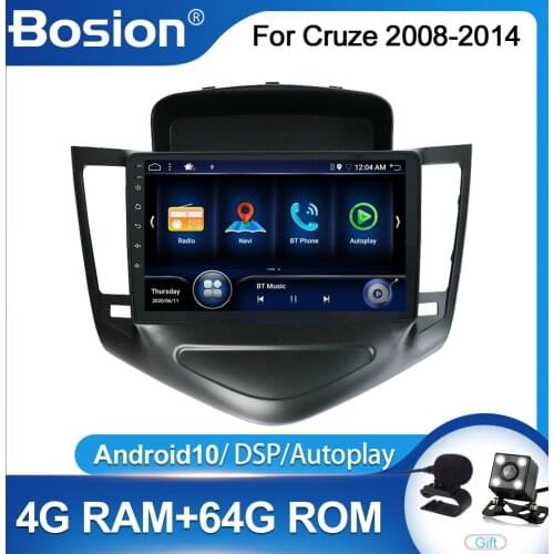 Bosion For Chevrolet Cruze 2008-2014 Car Radio Multimedia Video Player Navigation Android 10 2 din CAR GPS 4G+64G DSP carplay
