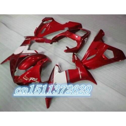 Dor-Fairing for YZF-R6 03-05 red white YZF R6 03 04 05 YZFR6 R6 2003-2005 2003 2004 2005 D