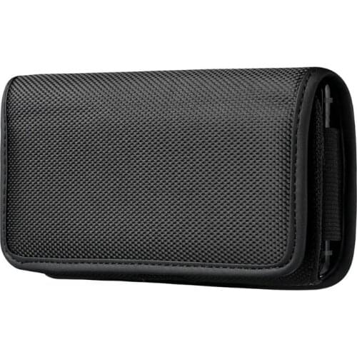 Horizontal Nylon Belt Loops Cellphone Holster Holder Carrying Case Sleeve Pouch for Men New 2021