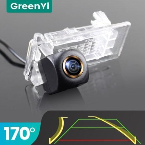 GreenYi Trajectory 170° AHD Car Rear View Camera for VW Passat Polo Sedan Bora Gran Santana Lavida Sagitar Skoda Car