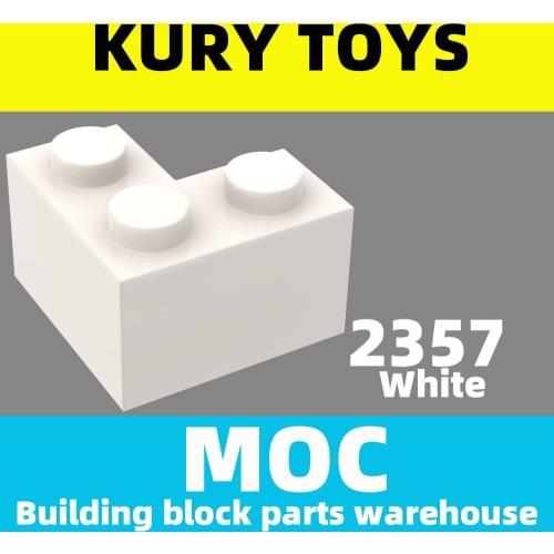 Kury Toys DIY MOC For 2357 100pcs Building block parts For Brick 2 x 2 Corner For toy brick
