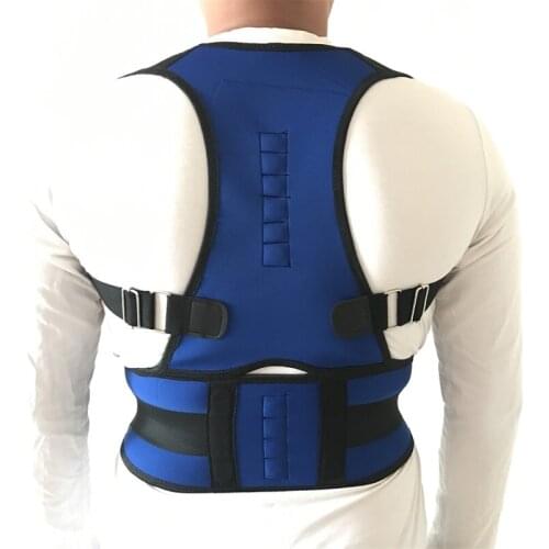 Adjustable Male Female Magnetic Posture Corrector Corset Back Brace Back Belt Lumbar Support Straight Corrector de espalda S-XXL