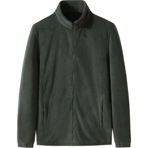 Winter autumn men Jackets casual large size 5XL 6XL 7XL Bust 145cm fleece men coats