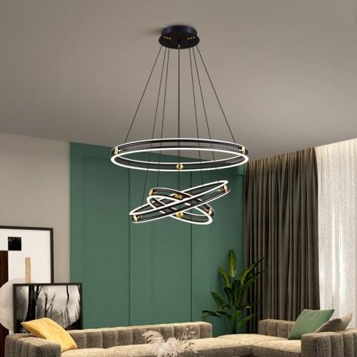 Nordic Luxury Ceiling Chandelier For Dining Room Living Bedroom Creative LED Fixtures Simple Bar Kichen Island Deco Hanging Lamp