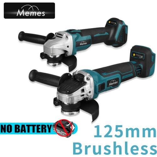 Rechargeable Angle Grinder 125mm 4 Speed Brushless Polishing Cutting Grinding Machine DIY Power Tools For Makita 18V Battery