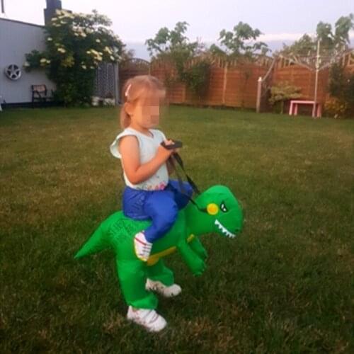 Hot Kids Adult T-Rex Dinosaur Inflatable Costume Walk Mascot Suit Halloween Anime Party Cosplay Costume For Men Women Disfraz