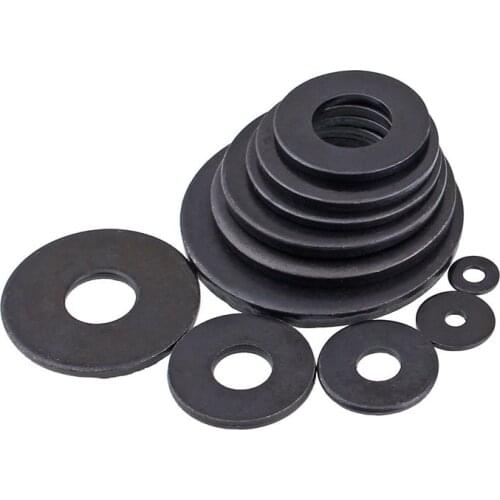 Spot Supply Class 8 Black Flat Gasket Blackening Thickened Flat Gasket Meson Huashi M3-M14 20PCS