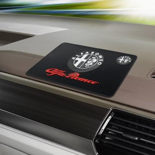 1PCS Car Non-Slip Mat Auto Silicone Interior Dashboard Phone Anti-Slip Mat For Alfa Romeo 159 147 156 Giulietta 147 Accessorie