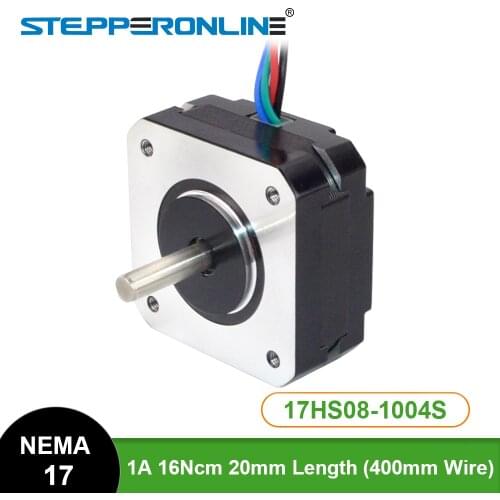 Nema 17 Stepper Motor 17HS08-1004S 20mm 1A 16Ncm(22oz.in) 42 Motor Nema17 Stepper 4-lead for DIY 3D Printer CNC XYZ