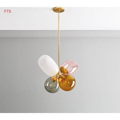 Nordic chandelier modern minimalist childrens bedroom restaurant personality creative balloon cafe milk tea shop chandelier