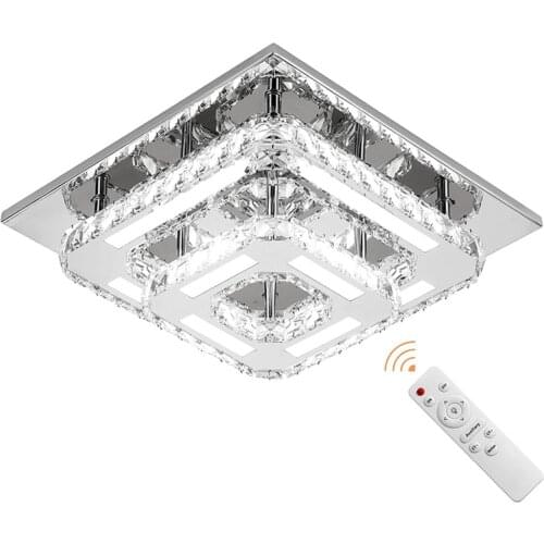 Modern Simple LED Lighting Porch Aisle Crystal Bedroom Led Decorative Ceiling Lamps For Living Dining Room Hanging Nordic Lights