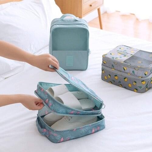 Portable Travel Shoes Organizer Bag Waterproof Dustproof Shoe Cover Storage Bags For Women Men Sports Shoes Package Storage Case