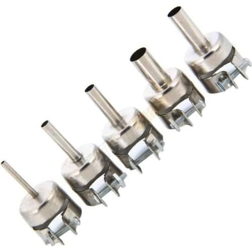 New Hot Universal Heat Gun Resisting Nozzles Hot Air Guns Silver 45x24mm For 8858 Rework Station C0055