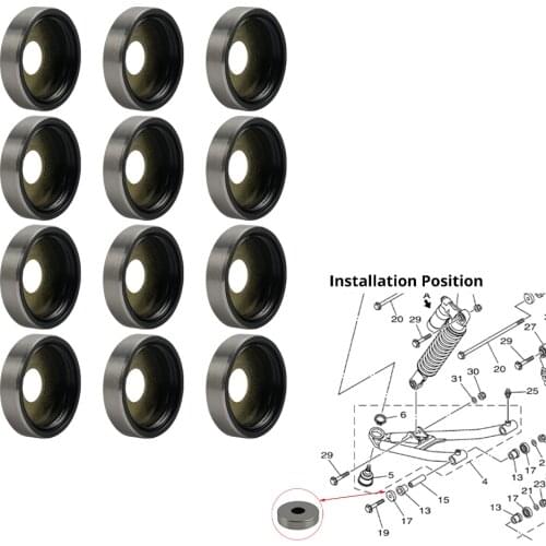 NICECNC ATV Thrust Cover For Yamaha BANSHEE BLASTER GRIZZLY RAPTOR 125 250 350 660 700 700R WARRIOR YFA125 YFZ450 WOLVERINE