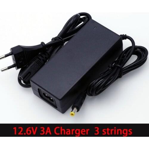 Liitokala 12.6 V 3A 18650 Lithium battery Pack Charger 3 String Constant current constant voltage 12V Polymer Lithium Charger