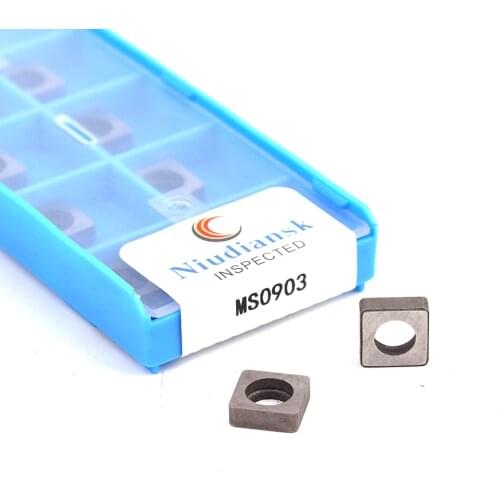 10pcs MS0903 MS1204 MS1504 MS1904 CNC Lathe Tools Accessories Knife Pad For SNMG Turning Inserts square type carbide alloy shims