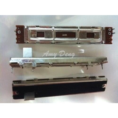 20pcs/lot The 8.8 cm wide type straight sliding potentiometer B10K single shaft mixer volume fader potentiometer 8MM