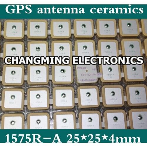 25*25*4mm/1575R-A GPS antenna ceramics Passive antenna 1575.42MHZ(working 100% Free Shipping) 10PCS