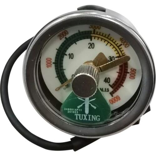 4500Psi Air Compressor PCP High Pressure Pump Auto Stop Compressor Pressure Gauge M10*1