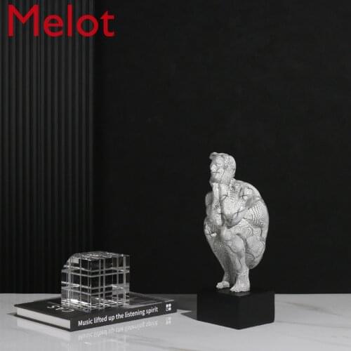 Model room resin abstract figure sculpture creative art bogujia sales office soft decoration hotel accessories