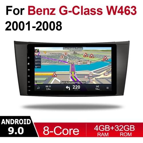 Android Car Multimedia player 2 Din WIFI GPS Navigation Autoradio For Mercedes Benz G Class W463 2001~2008 NTG touch screen WIFI