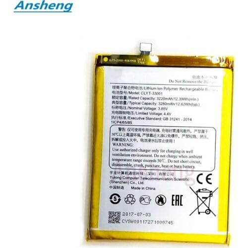 Ansheng 100% Original New 3280mAh CLYT-33001 battery for YOTAPHONE3 YOTA3 YOTA Y3 mobile phone