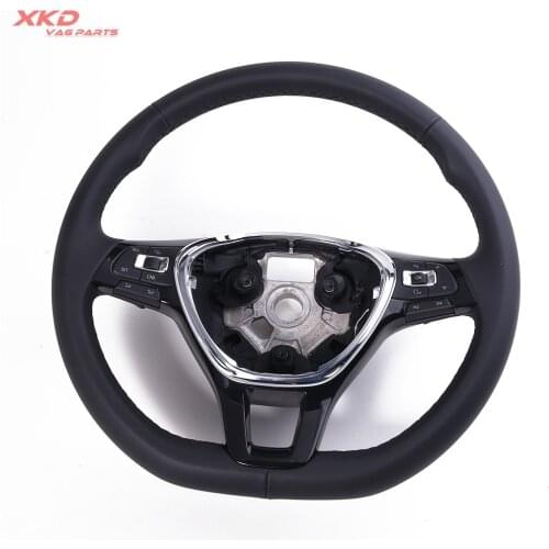 Black Multifunction Steering Wheel Fit For J-etta MK6 New Tiguan 5NG 419 091 F CYT, 6C0 419 091 5TA419091