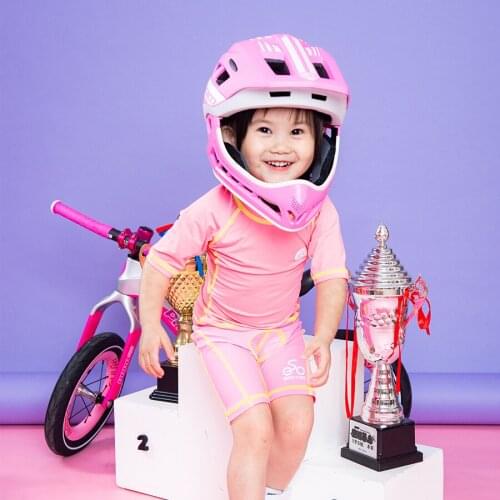 2020 Kids Summer Short Sleeves Cycling Jersey Set Girls Bike Clothing MTB Ropa Ciclismo Children Cycling Clothing Sports Suit