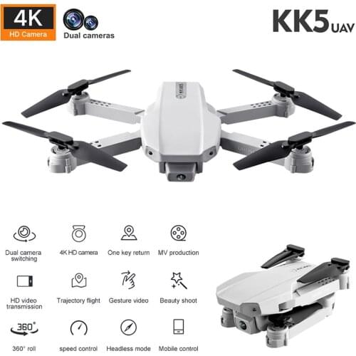 KK5 WiFi FPV with 4K 1080P without camera HD Dual Camera Altitude Hold Mode Foldable RC Drone Quadcopter RTF VS KK8