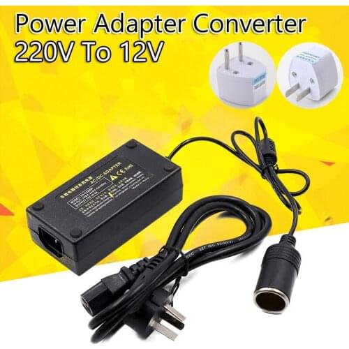 Hot selling Automotive Household Car Charger Cigarette Lighter converter 220V To 12V Power ac/dc Adapter Converter In Stock