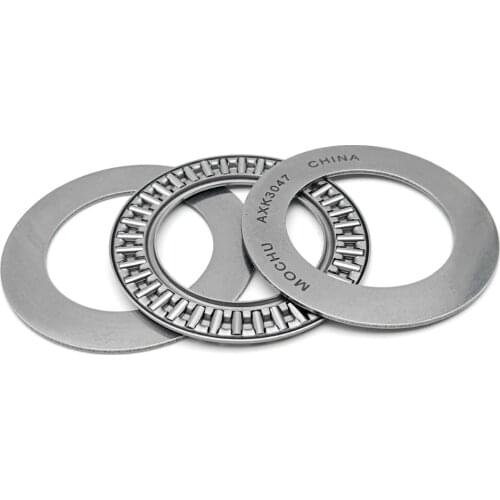 MOCHU AXK3047 30X47X2 AS3047 30X47X1 AXK3047+2AS Needle Roller Thrust Bearings Bearing Washers Axial Cage and Roller