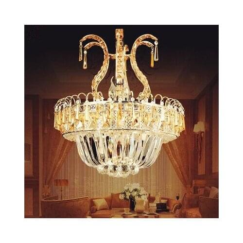 LED 110-220V Pendant Lights Europe Creative Crystal Droplight Restaurant The Sitting Room The Bedroom Pendant Lamps