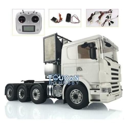 LESU Metal 8*8 Chassis Hercul Cabin Radio 1/14 Sca RC Tractor Truck Light THZH0616-SMT4