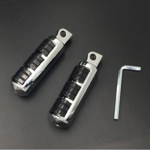 Motorcycle Billet Male Mount Rear Foot Pegs for Harley Touring Electra Glide Softail Dyna GoldWind Vulcan